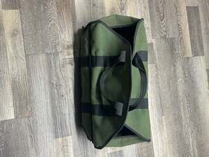L.L. Bean Green Canvas Firewood Log Carrier Tote Bag
